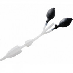 CLEAN STREAM CATETER ANAL DE SILICONA CON PROPULSOR DOBLE