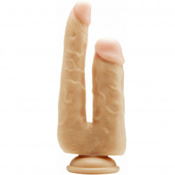 REAL ROCK DOBLE PENETRACION NATURAL ANAL 16CM VAGINAL 12 CM