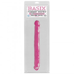 BASIX PENE DOBLE DE GELATINA ROSA 34 CM