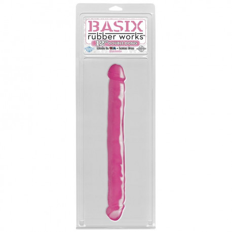 BASIX PENE DOBLE DE GELATINA ROSA 34 CM