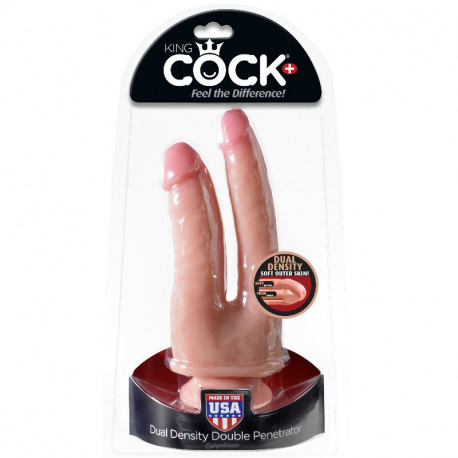 KING COCK PLUS DUAL DENISTY DOBLE PENETRACION