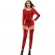 DISFRAZ HALLOWEEN ESQUELETO ROJO