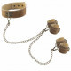 OUCH BROWN COLLAR CON ESPOSAS MANOS Y TOBILLOS