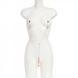 CINCUENTA SOMBRAS LIBERADAS CADENAS PARA PEZONES Y CLITORIS