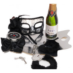 KIT ERoTICO NEGRO MASCARA VENECIANA