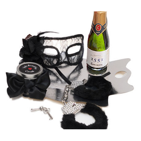 KIT ERoTICO NEGRO MASCARA VENECIANA