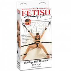 JUEGO DE CINTURONES PARA ATAR ESTILO BONDAGE FETISH FANTASY SERIES