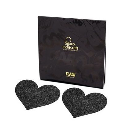 BIJOUX PEZONERAS FLASH CORAZoN NEGRO