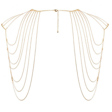 BIJOUX MAGNIFIQUE JOYA DE CADENAS METaLICAS PARA HOMBROS Y ESPALDA