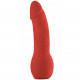 OUCH DELUXE ARNES CON DILDO SILICONA SUAVE ROJO 255CM