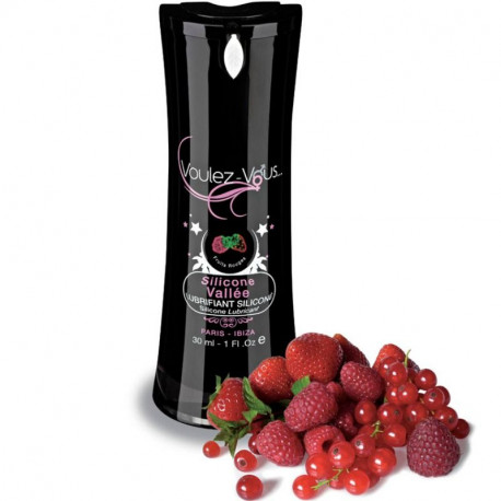 VOULEZ VOUS LUBRICANTE SILICONA FRUTOS ROJOS 30 ML
