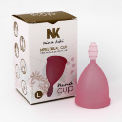 NINA CUP COPA MENSTRUAL TALLA L ROSA 6 1 GRATIS