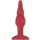 PLUG & PLAY - PLUG ANAL ESPIRAL ACRILICO 7.6 CM - ROJO