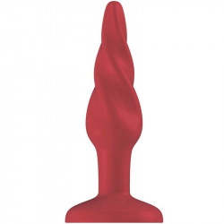 PLUG PLAY PLUG ANAL ESPIRAL ACRILICO 127 CM ROJO