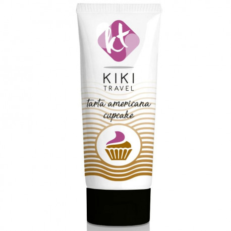 KIKI TRAVEL GEL DESLIZANTE SABOR A TARTA AMERICANA CUPCAKE 50 ML