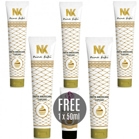 NINA KIKi LUBRICANTE SABOR A TARTA AMERICANA CUPCAKE 125ML 5 1 KIKI TRAVEL GRATIS