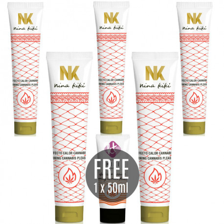 NINA KIKi LUBRICANTE SABOR A CANNABIS EFECTO CALOR INTENSO 125ML 5 1 KIKI TRAVEL GRATIS
