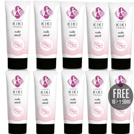 KIKi TRAVEL LUBRICANTE SABOR A NUBE 50ML 10 1 GRATIS
