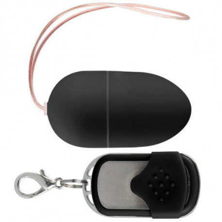 GLOSSY HUEVO CONTROL REMOTO II 10V NEGRO