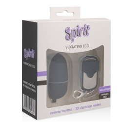 SPIRIT MEDIUM VIBRATING HUEVO CONTROL REMOTO NEGRO
