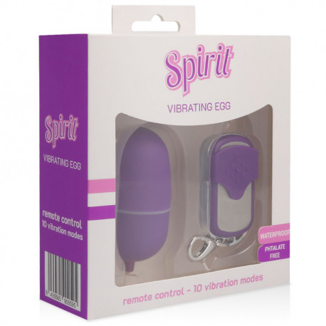SPIRIT MEDIUM VIBRATING HUEVO CONTROL REMOTO LILA