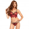 LEG AVENUE SET DOS PIEZAS ROJO TALLA UNICA
