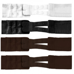 BYEBRA EXTENSORES DE CONTORNO FLEXIBLES 2 GANCHOS 4UDS