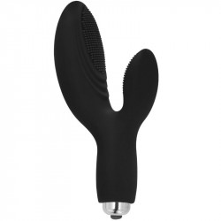 SIMPLICITY HOLLY ESTIMULADOR CLITORIAL Y PUNTO G NEGRO