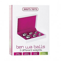 SET 6 BOLAS BEN WA BALLS SILVER