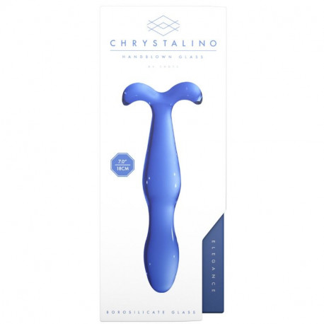 CHRYSTALINO ELEGANCE DILDO AZUL