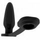 SONO PLUG ANAL CON ANILLO NEGRO N1