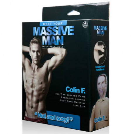 MASSIVE MAN MUNECO HINCHABLE COLIN F