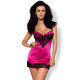OBSESSIVE ROSEBERRY CHEMISE S M