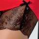 PASSION BRIDA CHEMISE TANGA ROJO S M