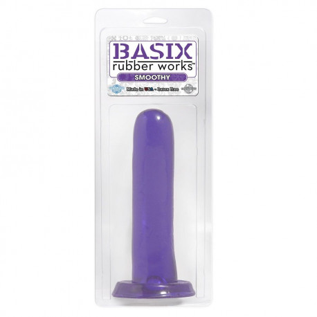 BASIX PENE DE GELATINA SMOOTHY 13 CM LILA