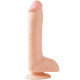 BASIX PENE DE GELATINA SUCCION NATURAL 19 CM
