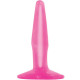 BASIX MINI PLUG ANAL DE GELATINA ROSA 9CM