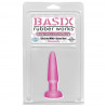 BASIX MINI PLUG ANAL DE GELATINA 9 CM ROSA