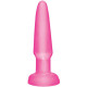 BASIX MINI PLUG ANAL DE GELATINA 9 CM ROSA