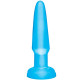 BASIX MINI PLUG ANAL DE GELATINA 9 CM AZUL