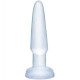 BASIX MINI PLUG ANAL DE GELATINA 9 CM TRANSPARENTE