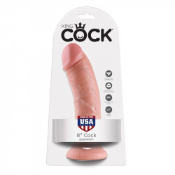 KING COCK 8 PENE NATURAL 203 CM