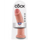 KING COCK 10 PENE NATURAL 254 CM