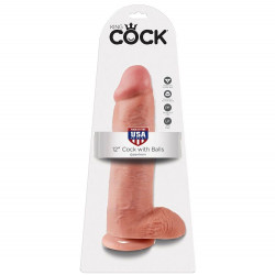 KING COCK 12 PENE REALISTICO NATURAL 3048 CM