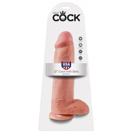 KING COCK 12 PENE REALISTICO NATURAL 3048 CM