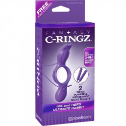 FANTASY C RING HIS AND HERS ULTIMATE RABBIT