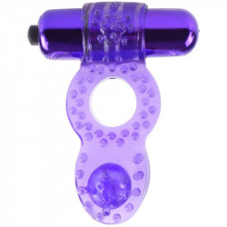 FANTASY C RINGZ SUPER ANILLO VIBRADOR BALL BANGER MORADO