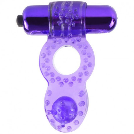 FANTASY C RINGZ SUPER ANILLO VIBRADOR BALL BANGER MORADO