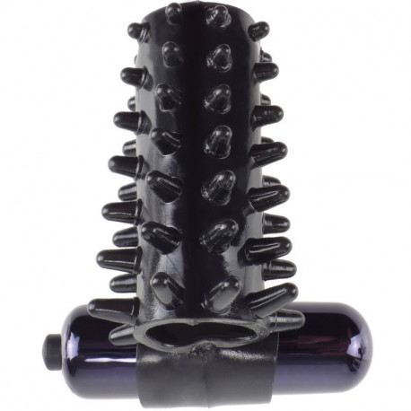 FANTASY C RINGZ FUNDA VIBRADORA PARA EL PENE NEGRA
