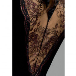 PASSION BRIDA PEIGNOIR BLACK S M